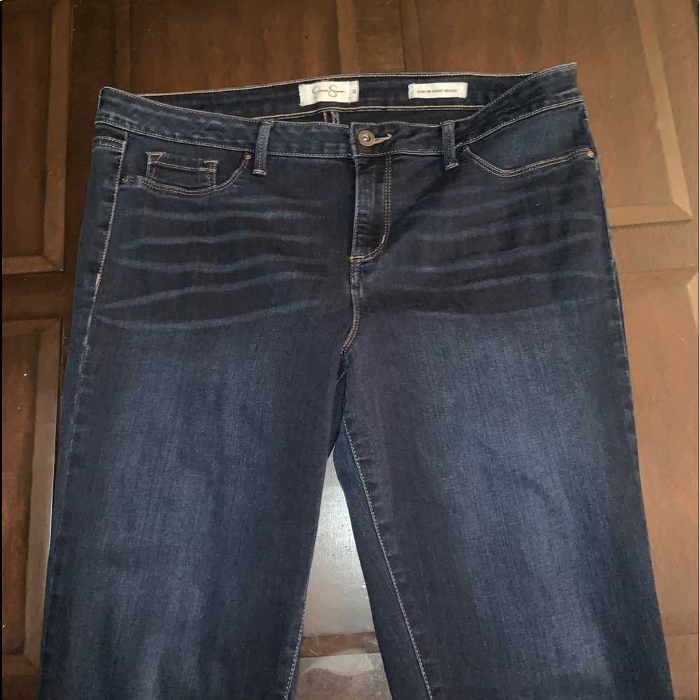 Kiss me Jessica Simpson skinny jeans dark blue